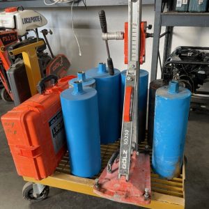 carotteuse + cloche + bati